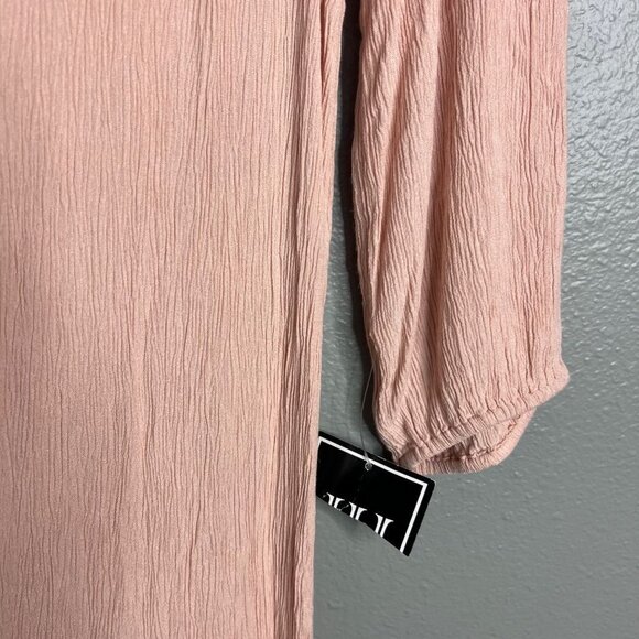 NWT New Directions Embroidered Drop Waist 3/4 Sleeve Boho Dress Small - Picture 5 of 8